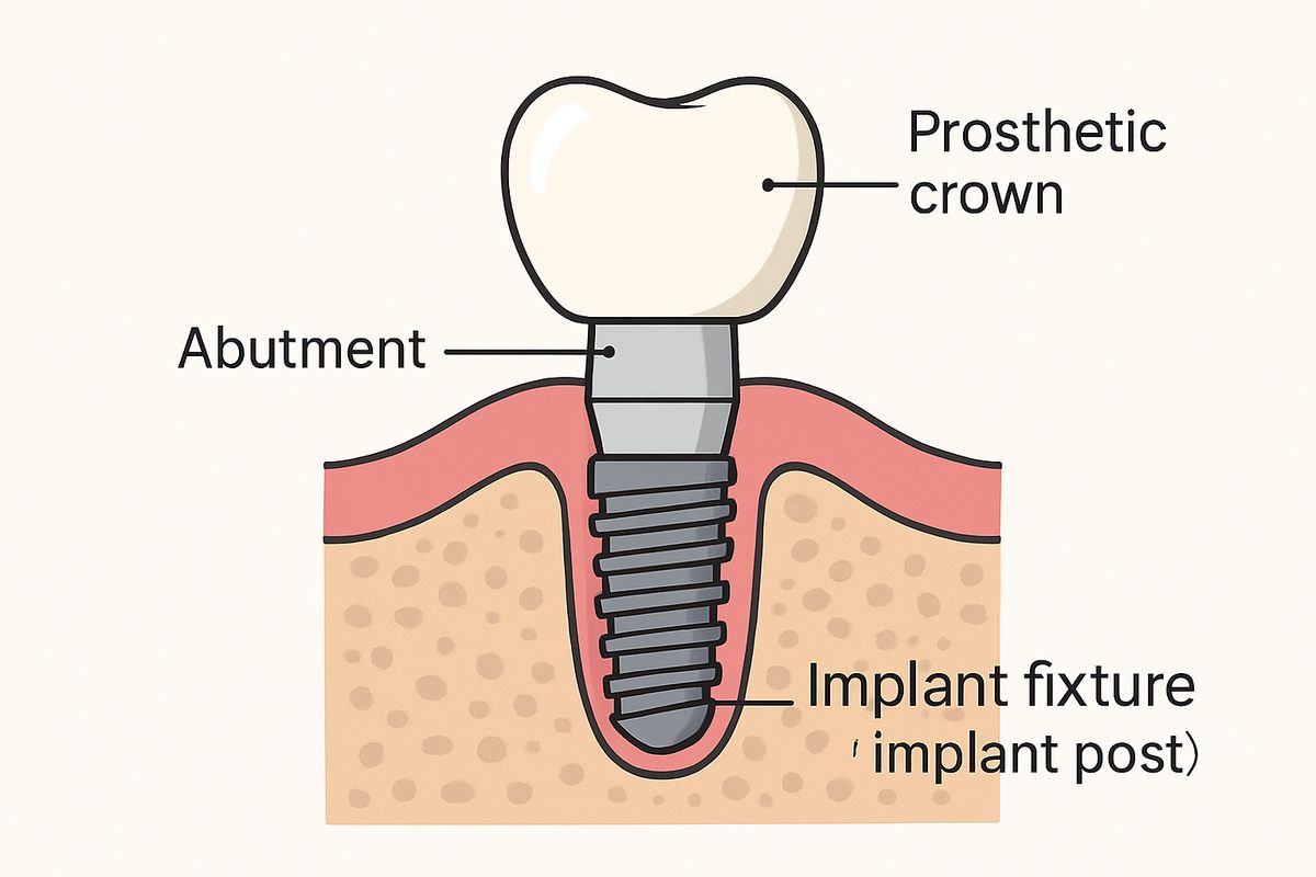A Guide To Understanding Parts Of A Tooth Implant: From A-Z