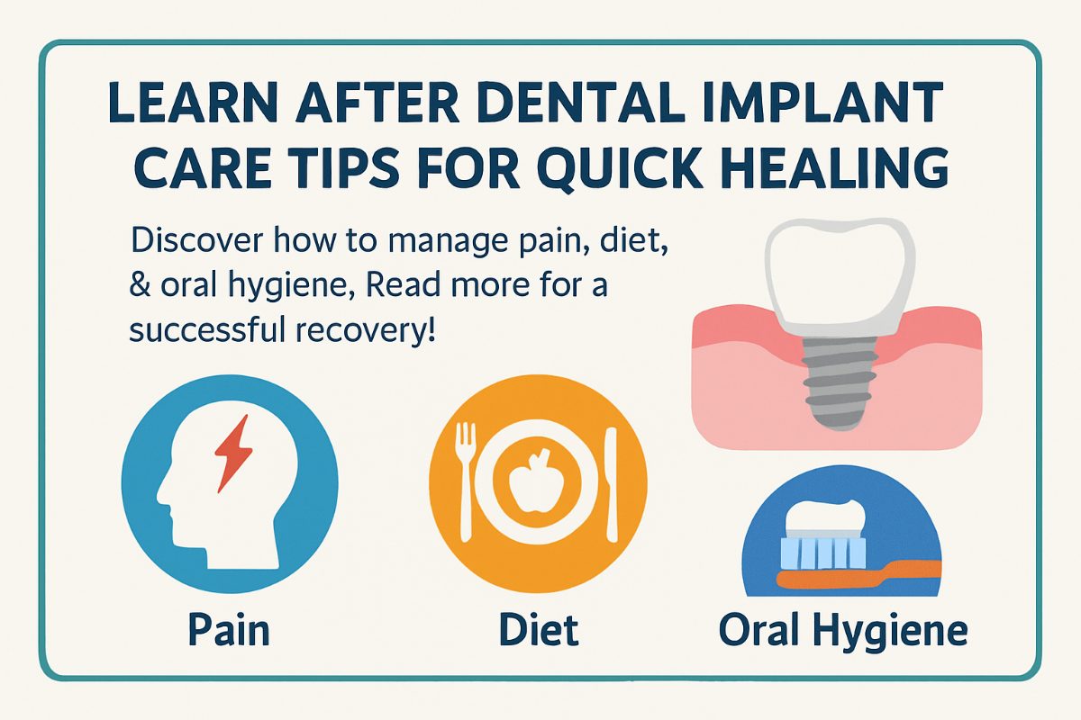 After Dental Implant Care: A Guide To Healing & Long-Term Success